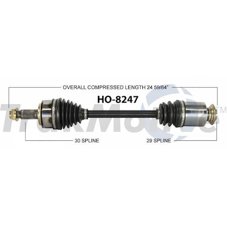Surtrack Axle Cv Axle Shaft, Ho-8247 HO-8247